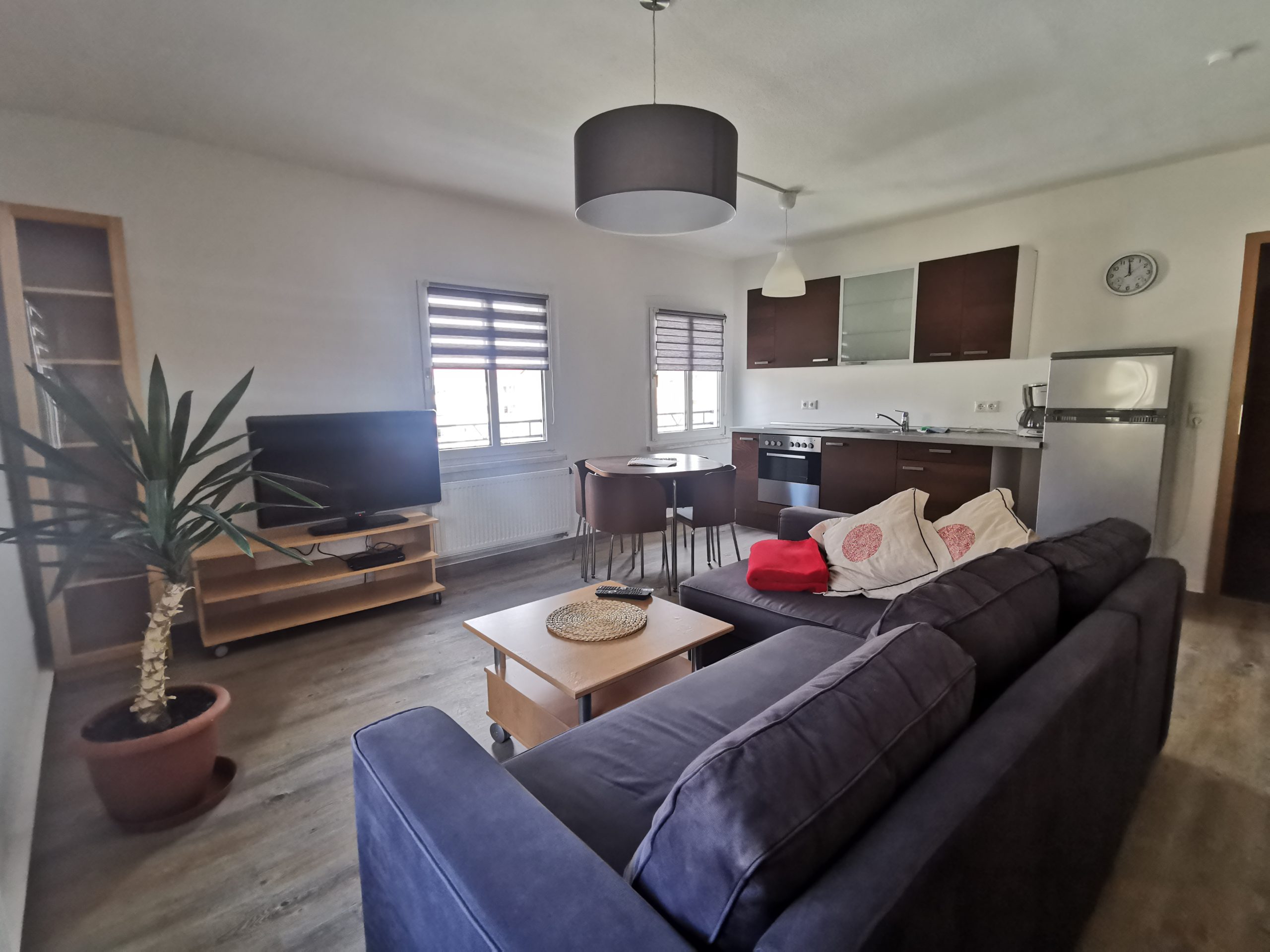 Wohnzimmer der Gästewohnung Lavendel